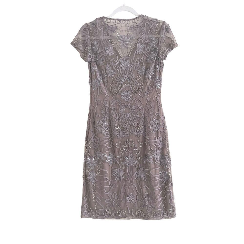 Js Collection Embellished Soutache Sheath Dress S… - image 8